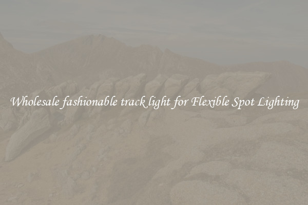 Wholesale fashionable track light for Flexible Spot Lighting