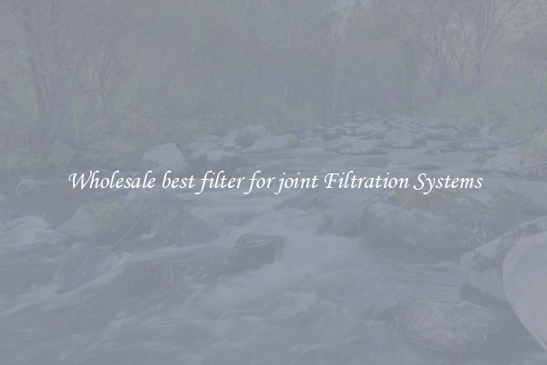 Wholesale best filter for joint Filtration Systems