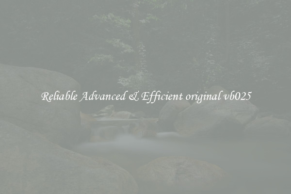 Reliable Advanced & Efficient original vb025