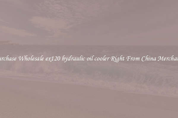 Purchase Wholesale ex120 hydraulic oil cooler Right From China Merchants